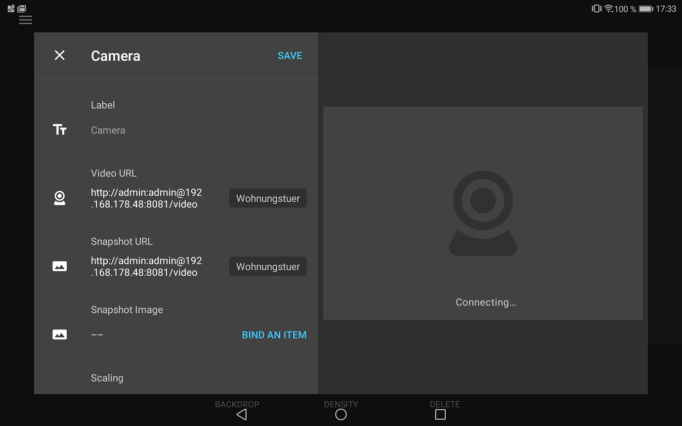 Camera widget MJPEG not working Bugs HomeHabit Community